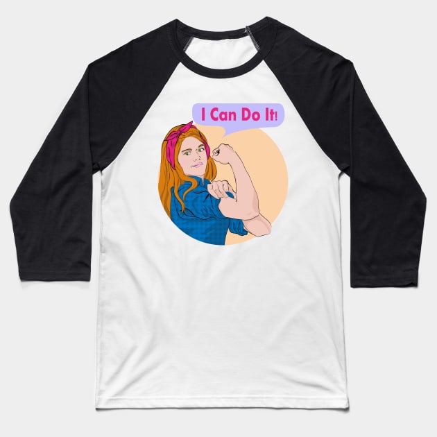 Lydia can do it Baseball T-Shirt by ManuLuce